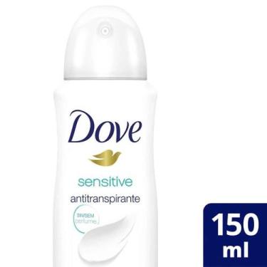 Imagem de Desodorante Dove Sensitive Sem Perfume Aerossol antitranspirante 150ml