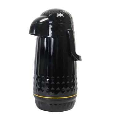 Imagem de Garrafa Térmica Valentina 1L em Plástico Abs com Eficiência para Café Chá e Água Preto...