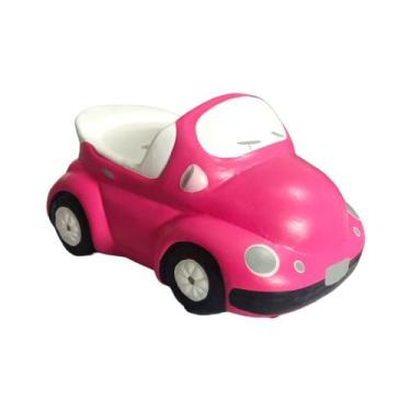 Imagem de Cofrinho Fusca Pink de Ceramica Boneca Cofre Decoração - Decore Casa
