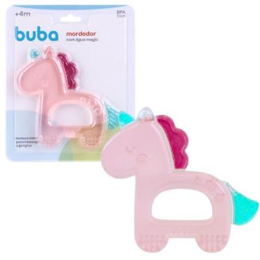 Imagem de Mordedor Infantil Unicórnio com Água Alivia Gengiva 22676 Buba