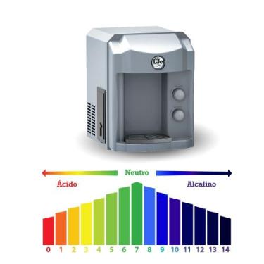 Imagem de Purificador de Água Alcalina Ionizada Gelada Health Energy Prata 220V 