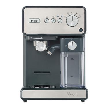 Imagem de Cafeteira Espresso Oster PrimaLatte Auto-Frothing 15 Bar para Cápsula Pó e Sachê Inox 220V