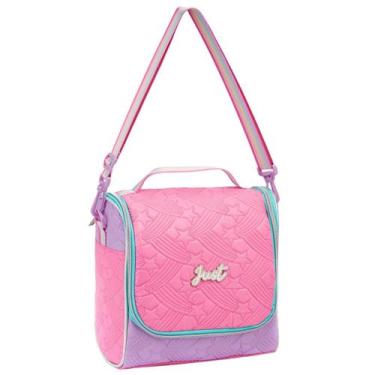 Imagem de Bolsa Lancheira Térmica Isolante Escolar Passeio Alça Regulável Menina