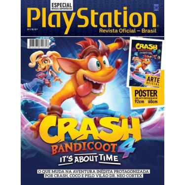 Imagem de Revista superpôster playstation - crash bandicoot 4 - EUROPA