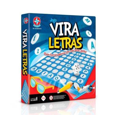 Imagem de Jogo De Tabuleiro P/ Crianças Vira Letras - Estrela