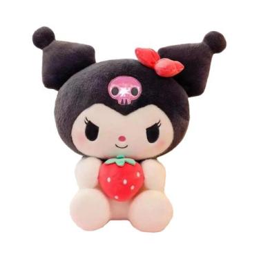 Imagem de Brinquedo De Pelúcia Kawaii Sanrio De 25cm, Cão Jade Kuromi, Boneco De