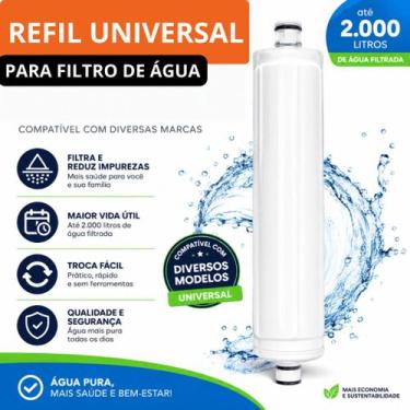 Imagem de Filtro universal Refil Elemento Filtrante Vitalité Viqua Purificador