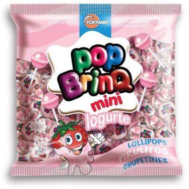 Imagem de Pirulito pop brinq mini iogurt 300g toffano