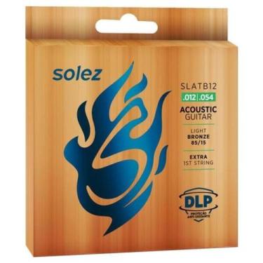 Imagem de Encordoamento Para Violão Aço .012 Solez SLATB12 Bronze
