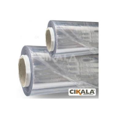 Imagem de Plástico PVC Transparente 0.20 Mm 1.40x01 Metros Com Papel - Cikala
