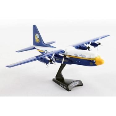 Imagem de Miniatura Aviao Daron C-130 Hercules Fat Albert Blue Angels Diecast 1: