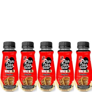 Imagem de Massa de Panqueca Waffles Pantástica Whey Baunilha 100g 5un