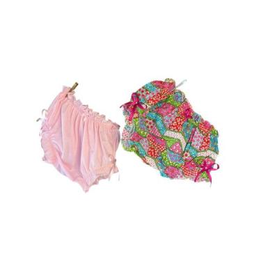 Imagem de Calcinha Bebê Bunda rica simples tapa fralda algodão - Luxo baby, Kit 
