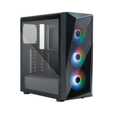 Imagem de Gabinete Cooler Master Cmp 520 Atx Lateral Em Vidro Temperado 3 Fans A