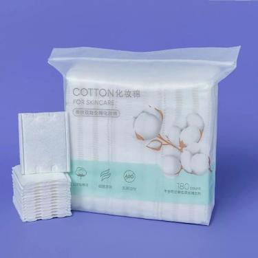 Imagem de Discos De Algodão Skincare Para Limpeza Facial com 180pcs - ACQS Home