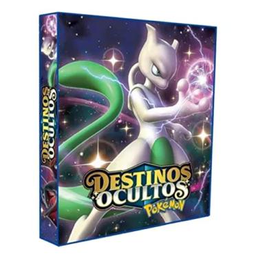 Imagem de Álbum Pokémon Pasta Fichário - SOL&LUA - Destinos Ocultos (MODELO 2) + 10 Folhas Plásticas de 9 Bolsos