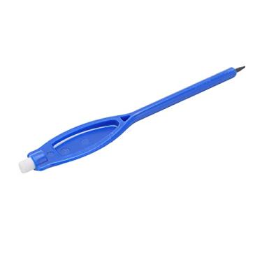 Imagem de Clipe para lápis de caneta, lápis de marcação, confortável e compacto para uso profissional para uso geral (azul)