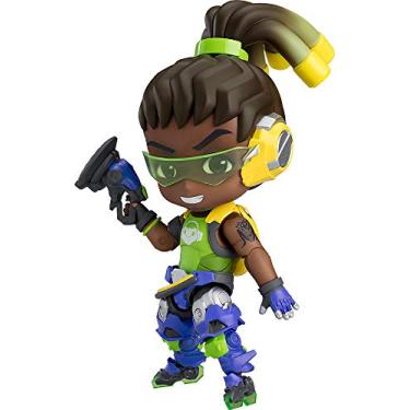 Imagem de Good Smile Nendoroid Lúcio: Edição Classic Skin - Boneco Nendoroid - Inclui Amplificador Sônico, Peças de Efeito Translúcido, Lâminas de Skate Amarelas e Verdes - Adultos e Crianças