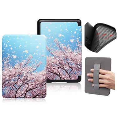 Imagem de Capa macia de 6 polegadas para Kindle Basic (apenas para 10ª geração de 2019, modelo J9G29R) com Auto Wake/Sleep, capa protetora à prova d'água com alça de mão