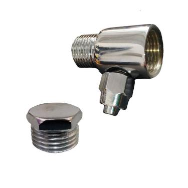 Imagem de Adaptador Conexão Rosca 1/2 Mangueira 1/4 Compatível Purificador Bebedouro Consul Electrolux +Tampão