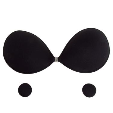 Imagem de Sutiã Aderente Invisível Adesivo Bojo Push Up Junta Levanta Seios Transparente Lupo 40288