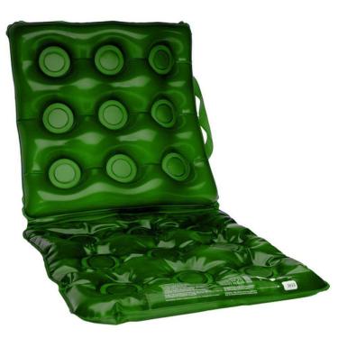 Imagem de Almofada Forração Ortopédica Assento Gel Encosto Inflável