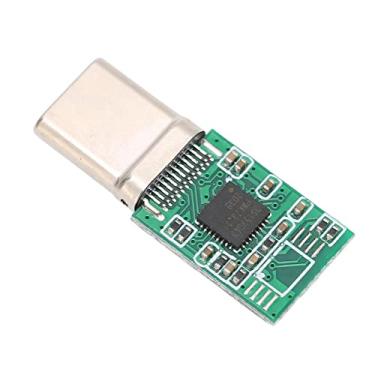 Imagem de Acogedor Adaptador USB C DIY, adaptador de cartão de som de decodificação PCB DAC, suporte para fone de ouvido e microfone, para computador tipo C, PC, laptop, dispositivos de telefone