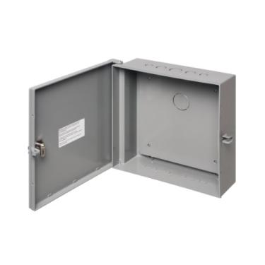 Imagem de Arlington Industries EB1212BP-1 Caixa de equipamento eletrônico com placa traseira, 30,5 x 30,5 x 10,1 cm, não metálica, 1 unidade