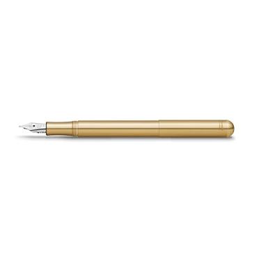 Imagem de KAWECO Caneta-tinteiro F ponta fina LILIPT Eco Brass LIFF-ECOBR