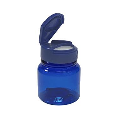 Imagem de Pote Para Cápsulas Pet 50ml C/Tampa Flip Top (20 Unidades) (Azul c/tampa Azul)