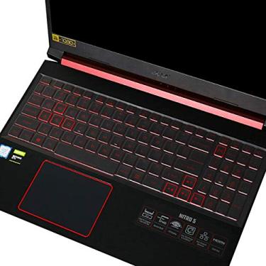 Imagem de Capa de teclado para Acer Nitro 5, Nitro 16, Nitro 17, Predator Helios 300 PH315-55/54/53/52 PH317-53/54, Nitro 5 AN515-58/57/56/54/55/43/44 AN517-54 4/53/51/52 (não serve para Nitro V15 V16, PH16-72