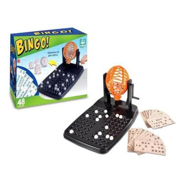 Imagem de Bingo Loto Mega 48 Cartelas C/ Globo - Nig Brinquedos