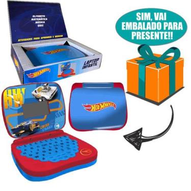 Imagem de Laptop Infantil Hot Wheels Bilingue Para Presente De Natal - Candide