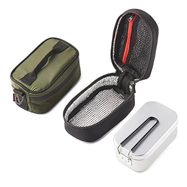 Imagem de Tingpai Lanchei Bolsa Isolada Pequena Lanchei Térmica Lanchei Recipiente de mentos Portátil Bolsa Refrige do pa Piqueniques Acampamento Caminhadas P ia Parque ou Passeios Diurnos