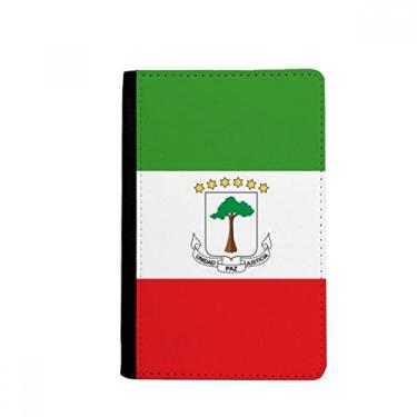 Imagem de Porta-passaporte com bandeira nacional da Guiné equatorial África país notecase burse carteira capa porta-cartão, Multicolor