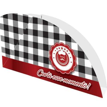 Imagem de Embalagem Para Tapioca Modelo Xadrez 500un