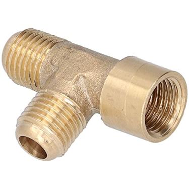 Imagem de Encaixe de encanamento em T, adaptador de 3 vias, linha de fornecimento de água do vaso sanitário para acessórios de tubulação para compressor de ar acessórios