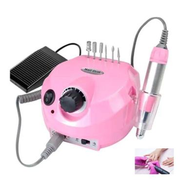 Imagem de Motor Porquinho Lixa Unha Nail Acrigel Profissional Manicure