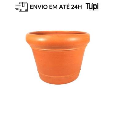 Imagem de Vaso Azaleia 51X47 Natural (De Barro/Cerâmica) Para Plantas