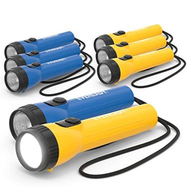 Imagem de Eveready Lanterna de LED (pacote com 8) Lanternas confiáveis e brilhantes para uso geral, ótimas para acampamento, carro, tempestade de emergência, lanterna portátil com falta de energia (pilhas