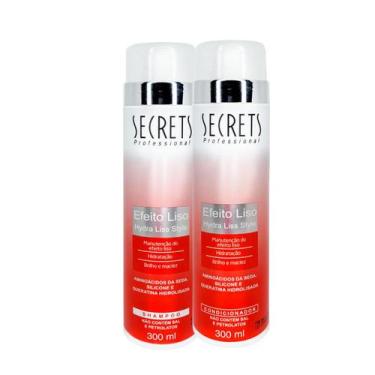 Imagem de Kit Shampoo E Condicionador Efeito Liso Hydra Liss Style Secrets 2X300