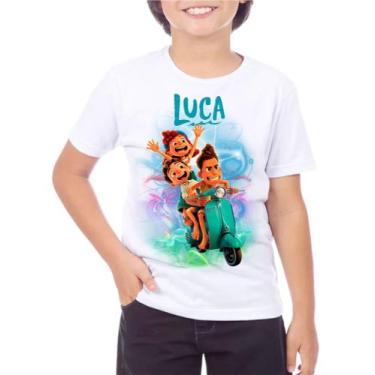 Imagem de Camiseta Infantil Filme Luca Camisa Desenho Luca - Modatop