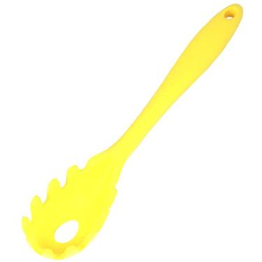 Imagem de Chef Craft Garfo de espaguete/macarrão de silicone premium, 29 cm, amarelo