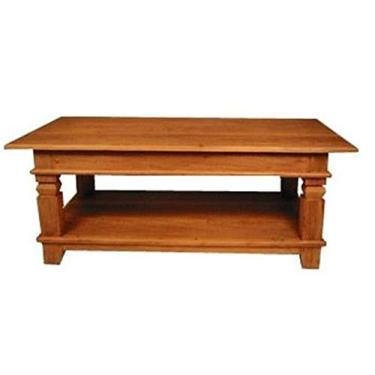 Imagem de Mesa de Centro Rústica Prudence em Madeira de Demolição - Cód 1739