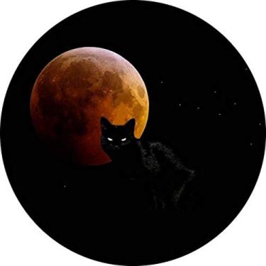 Imagem de Capa para estepe Ecosport Crossfox Felino Gato e Lua CN901 - Lorben