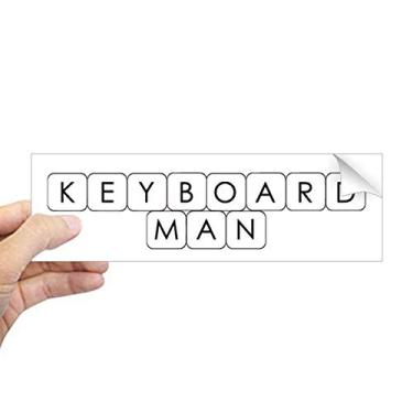 Imagem de DIYthinker Adesivo de para-choque retangular para notebook e janela