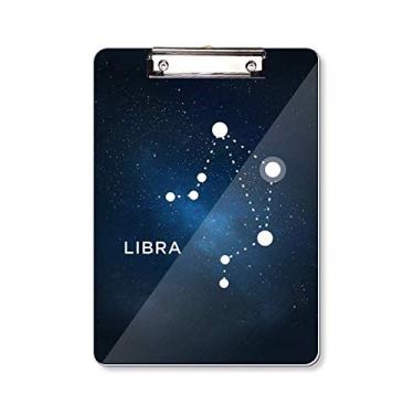 Imagem de Libra Constelação Signo do Zodíaco Pasta Prancheta Placa de apoio A4
