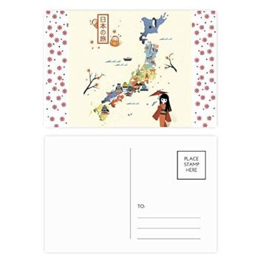 Imagem de Mapa cultural tradicional japonês, Natal, Natal, celebração, cartão postal bênção cartão postal