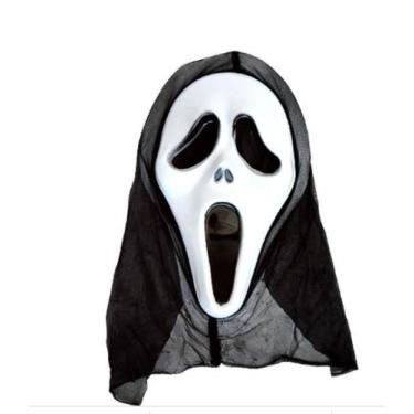 Imagem de Acessório Máscara Pânico Plástico Capuz Fantasia Halloween - Destak