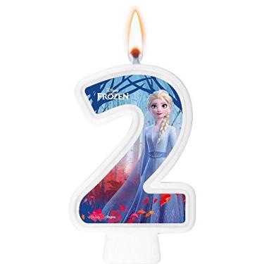 Imagem de Vela Numeral Frozen Ii Numero 2 01 Un.